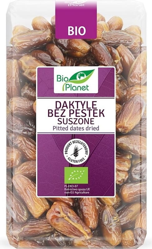 ENTKERNT, GETROCKNETE, GLUTENFREIE BIO-DATTELN 1 kg – BIO PLANET MHD: 09-2026