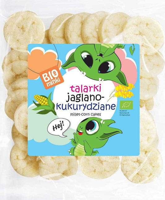 BIO-Millet-Mais-Scheiben 55 g – BIOMINKI MHD: 11-2026
