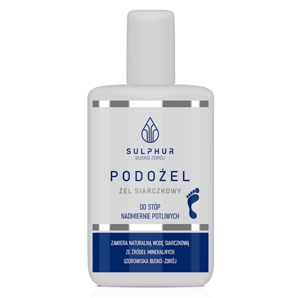 Gel de sulfuro de podożel para pies con sudoración excesiva 135g AZUFRE