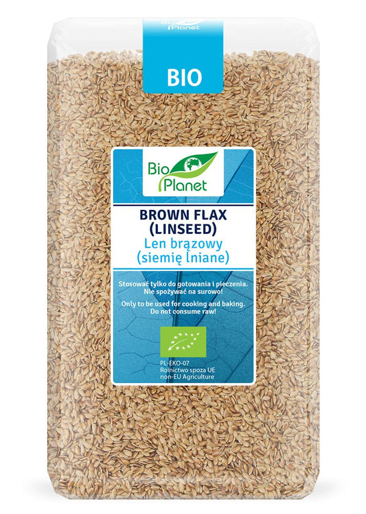 Brauner Flachs (Leinsamen) BIO 1 kg - BIO PLANET - Biogo.de