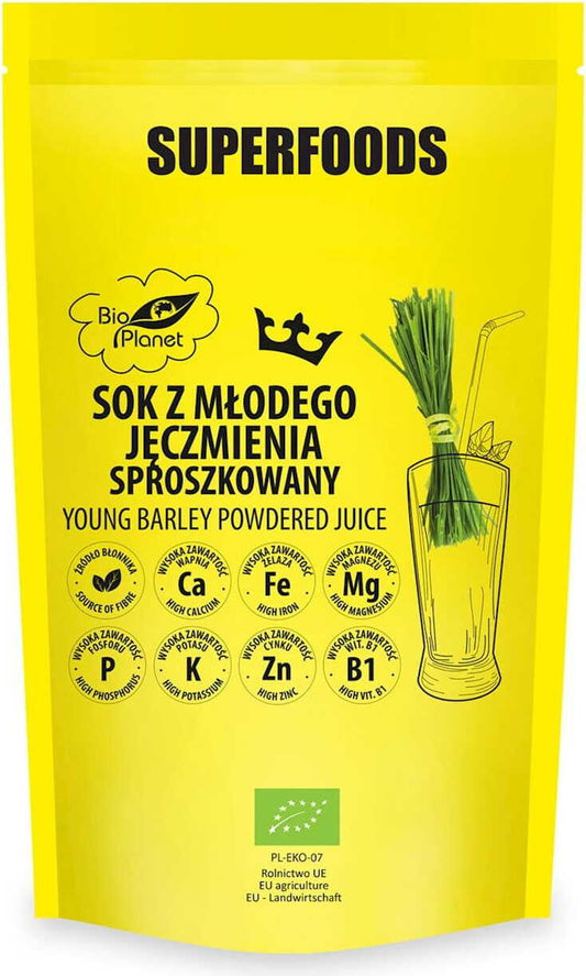 JUNGES GERSTENSAFT-PULVER BIO 150 g – BIO PLANET MHD: 11-2026