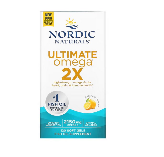 终极欧米茄120粒胶囊 NORDIC NATURALS