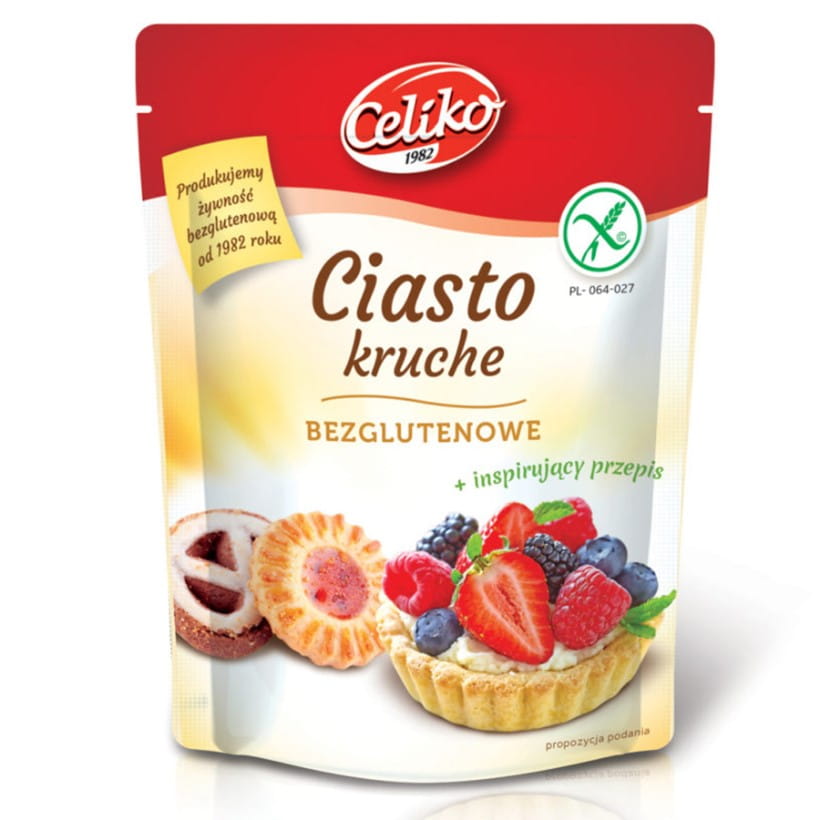 Glutenfreie Mürbeteigmischung 200 g Celiko MHD: 09-2026