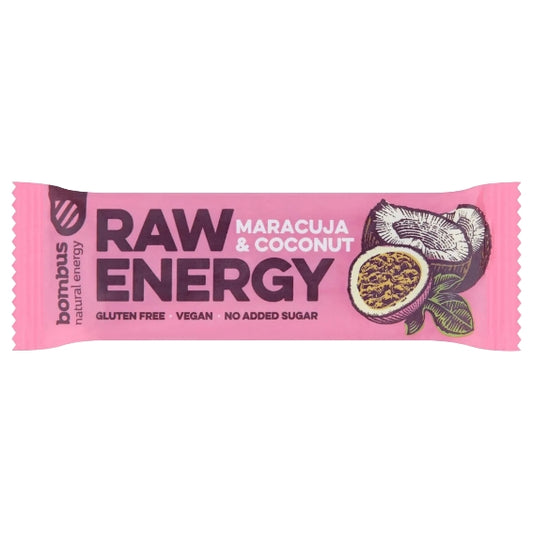 Raw Energy Maracuja Kokos glutenfrei 50 g BOMBUS - Biogo.de