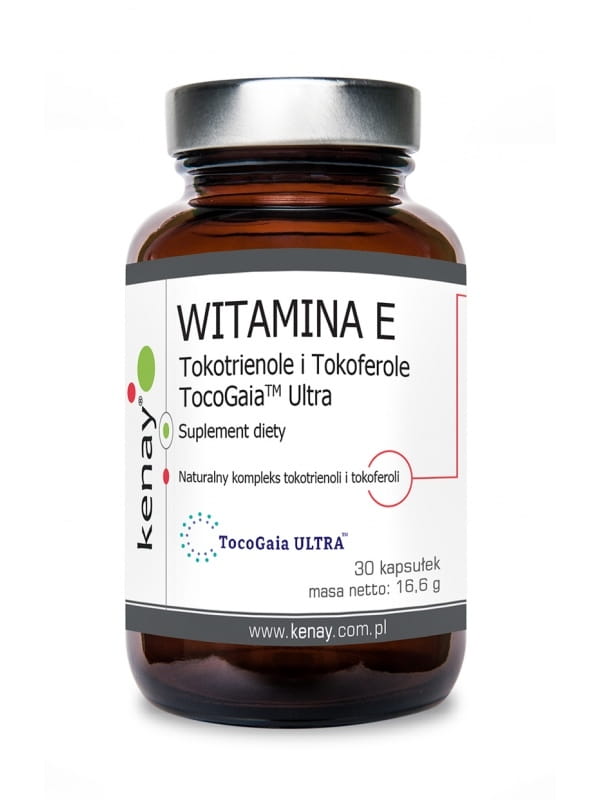 Vitamin E Tocotrienols and Tocopherols TocoGaia™ Ultra 30 Capsules KENAY Main Image