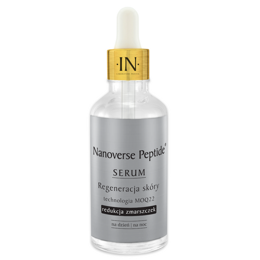 ASEPTA Nanoverse Peptid-Serum 30ml, Flasche für Faltenreduktion, sichtbar mit glatter Textur, für Tag und Nacht Anwendung
