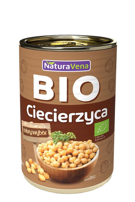 Bio Konservatvzucker von NaturaVena in 400 g Packung, zeigt den weißen Kristallzucker in einer transparenten Verpackung.