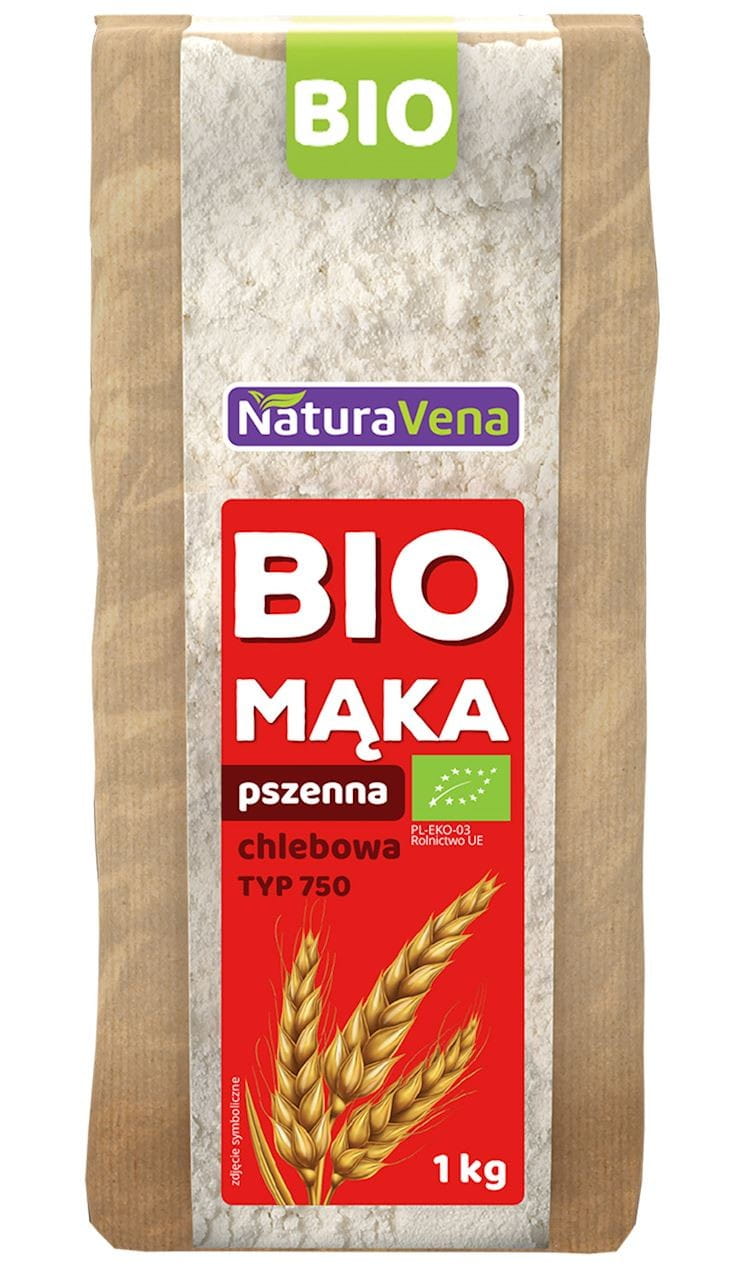 BIO-WEIZENBROTMEHL TYP 750 1 kg – NATURAVENA MHD: 10-2026