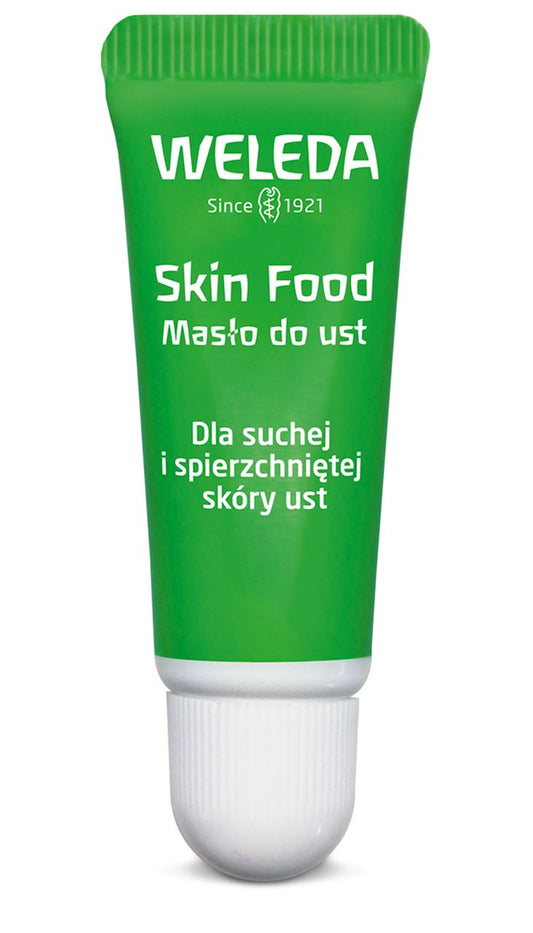 ECO Lippenbutter von WELEDA in 8 ml Tube, cremige Lippenpflege mit natürlichen Inhaltsstoffen, sichtbarer Lippenbalsam in der Dose