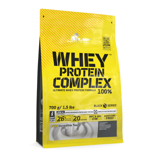 Olimp Molkenprotein-Komplex 100% in Schokoladengeschmack, 700g Packung, cremige Proteinpulver-Dose