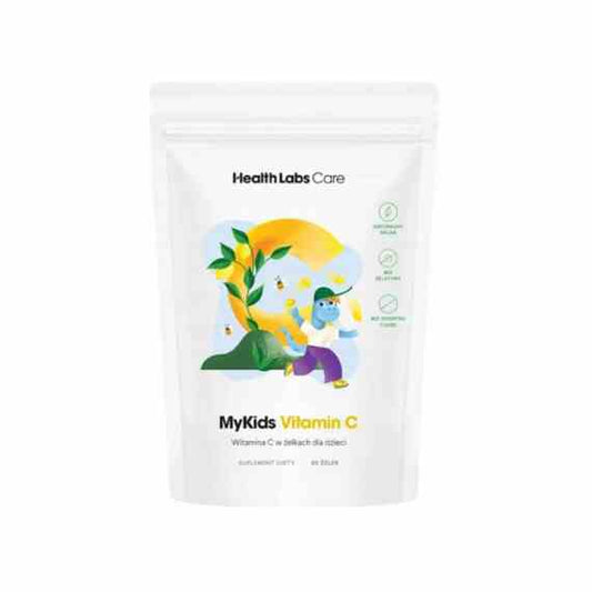 Gesunde Kinder Vitamin C Gele von HEALTH LABS, 60 Stück, kindgerechte Nahrungsergänzung mit Vitamin C in Gel-Form