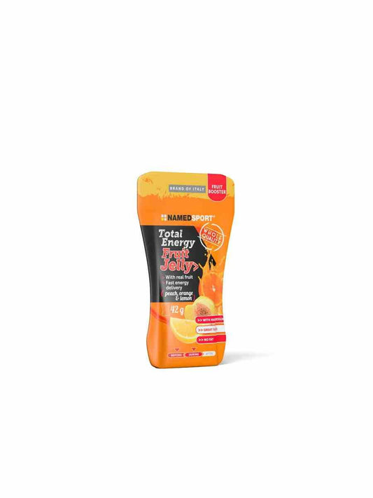 Bunte Namedsport Total Energy Fruchtgummi Kohlenhydrat-Snacks in 42 g Packung, energiereiche Gummibärchen für Sportler