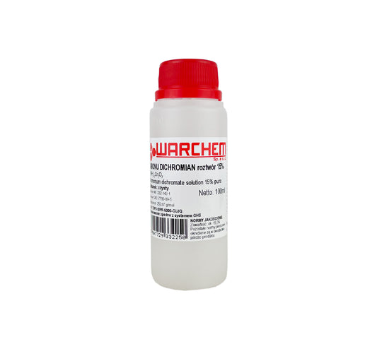 Reine 15 % Ammoniumdichromat-Lösung in 100 ml Flasche von WARCHEM, chemische Lösung für Laboranwendungen