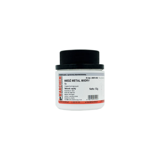 Rein 50g Mint-Metallspirale von WARCHM, biologisch, in einer transparenten Verpackung, ideal für Bastel- oder Dekorationszwecke.