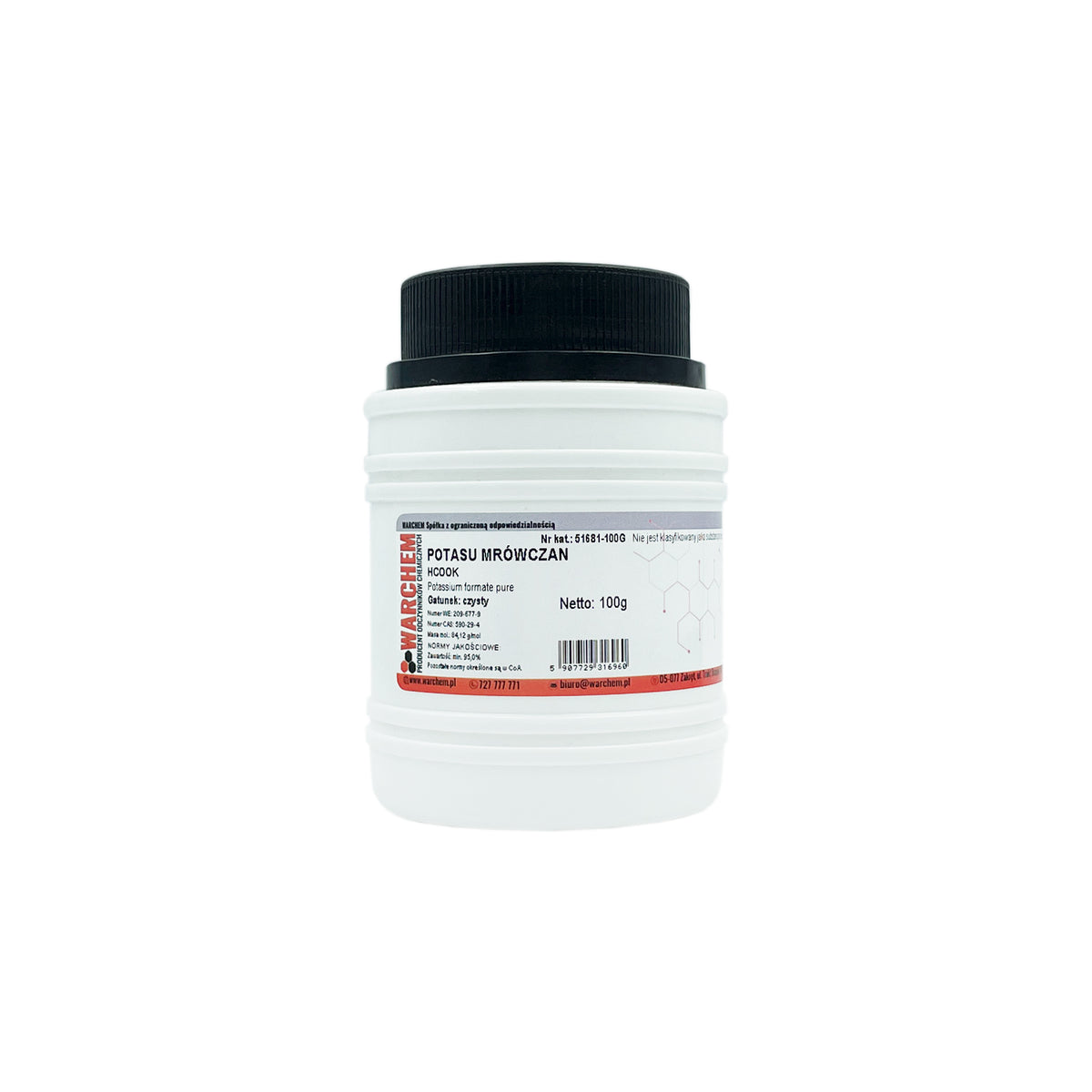 甲酸钾 - 纯 100克 WARCHEM