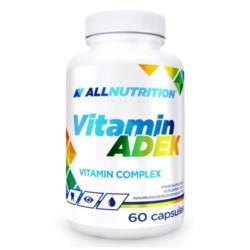 Allnutrition ADEK Vitaminkapseln in einer offenen Packung, 60 Kapseln, hochwertige Nahrungsergänzung von Biogo.de