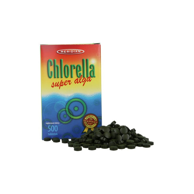 Chlorella Pressalge 500Tabl. (gebrochene Zellwand) MERIDIAN Main Image