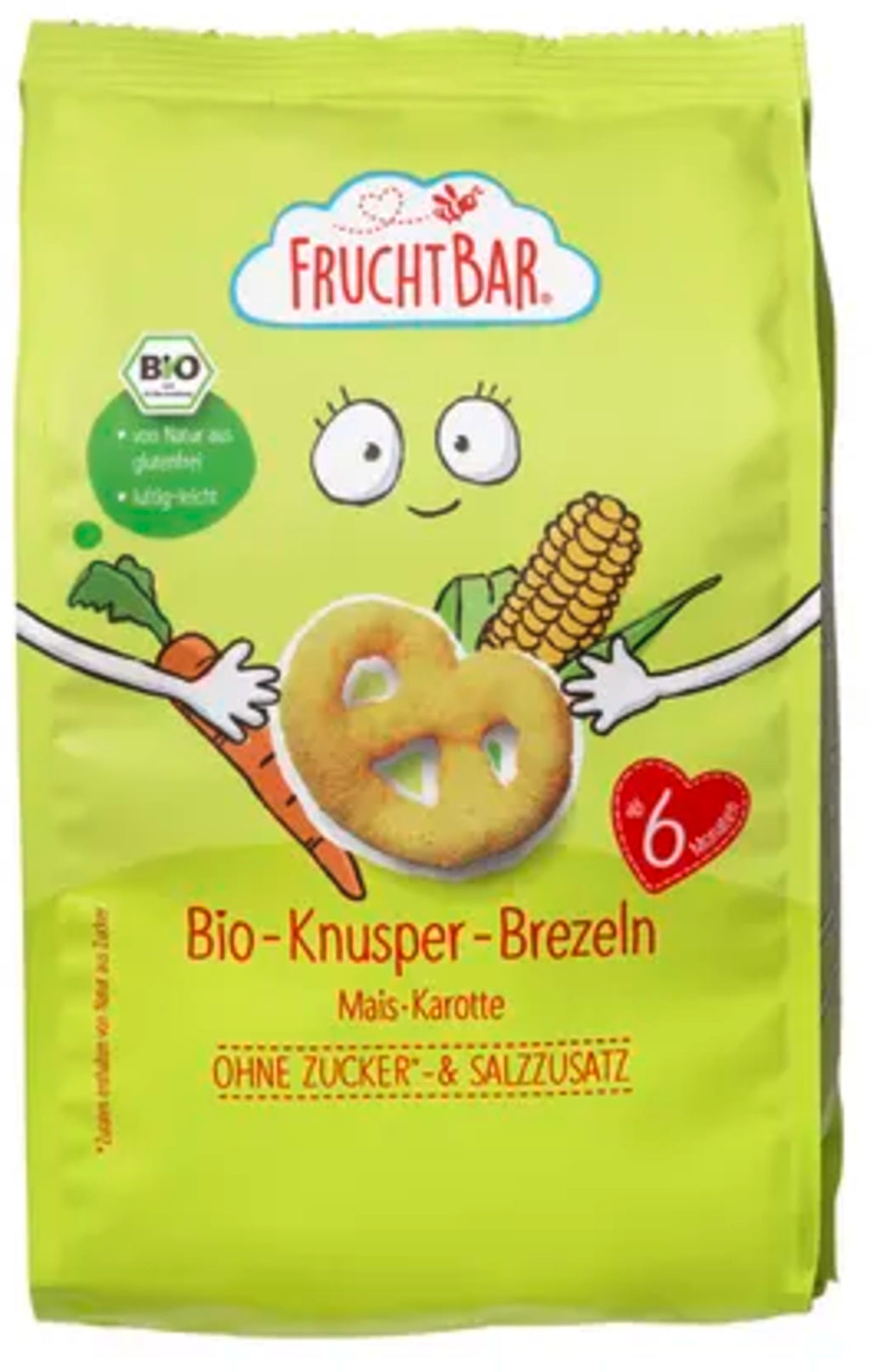 Carrot-Corn-Pretzels, over 6 months organic 25 g FRUCHTBAR