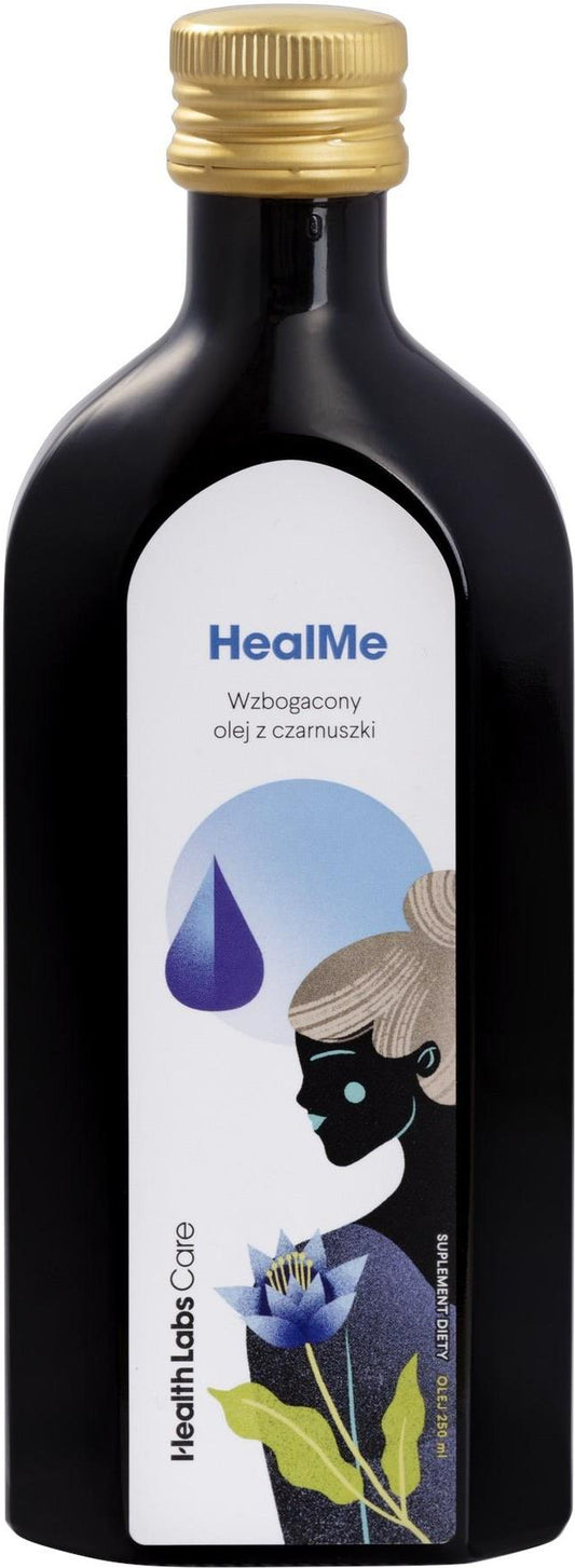 Gesundheitsspray Healme von HEALTH LABS, 250 ml Flasche, mit natürlicher Pflege und Heilwirkung, abgebildet in der Flasche