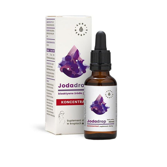 Jodadrop, bioaktive Jodquelle, Konzentrat, Tropfen 30ml AURA HERBALS - Biogo.de