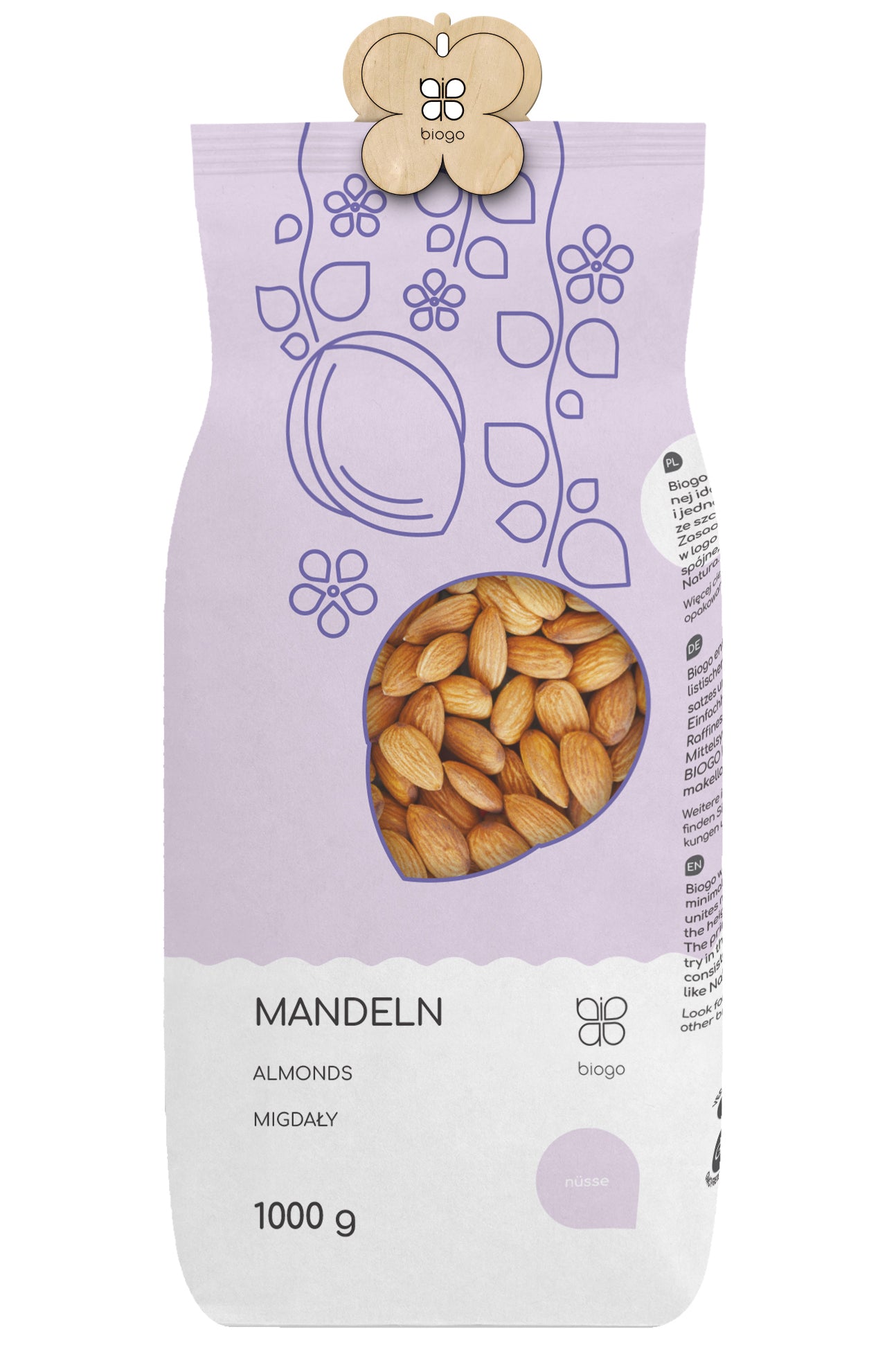 Mandeln 1 kg BIOGO - Biogo.de Imagine principală a produsului