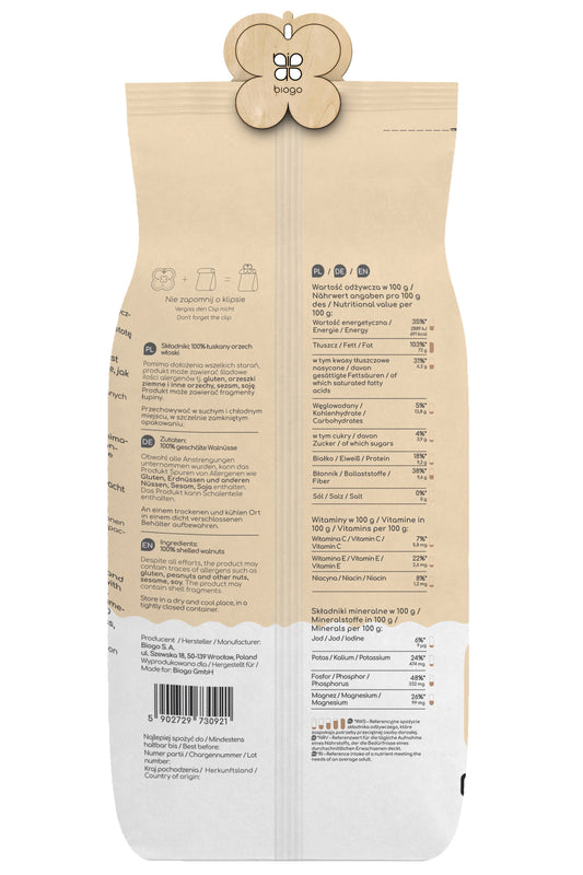 Walnüsse 800 g BIOGO - Biogo.de