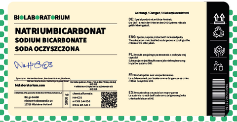 Bicarbonato de sodio bicarbonato de sodio 5kg BioLaboratorio