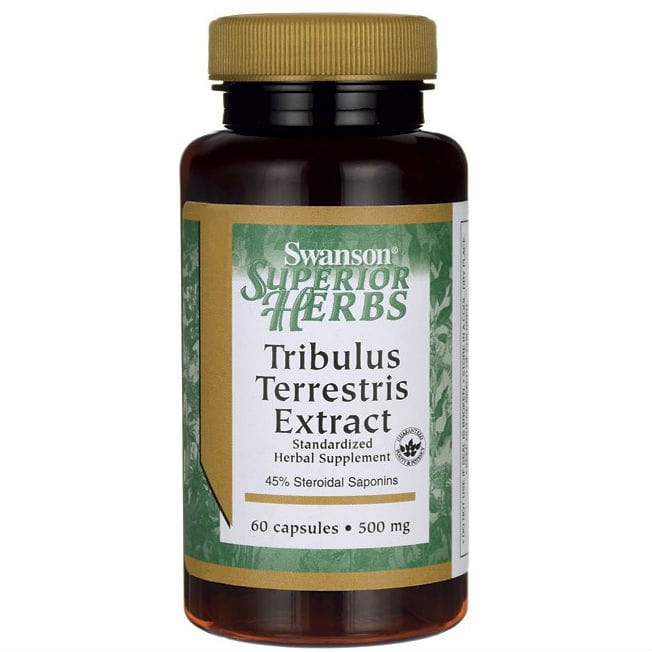 Tribulus terrestris standardisierter Tribulus terrestris-Extrakt 500 mg 60 Kapseln SWANSON Image principale du produit