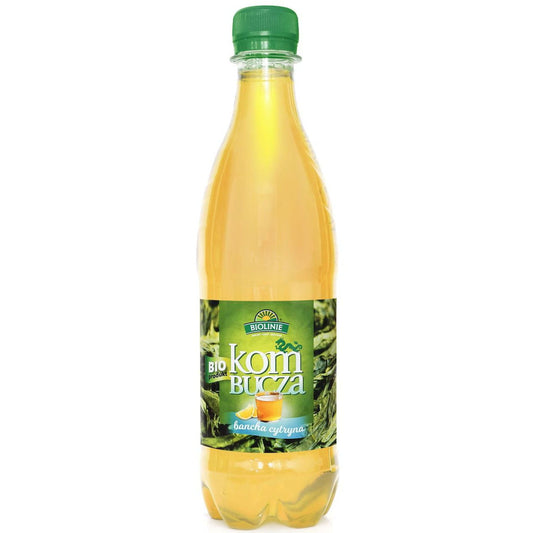 Kombucha-Tee mit Zitrone BIO 500 ml - BIO LINES