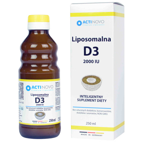 Liposomales Vitamin D3 2000 und 125 Portionen à 250 ml - ACTINOVO