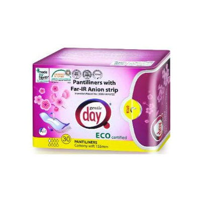 Damenbinden mit Anionenstreifen 30 Stück - GENTLE DAY