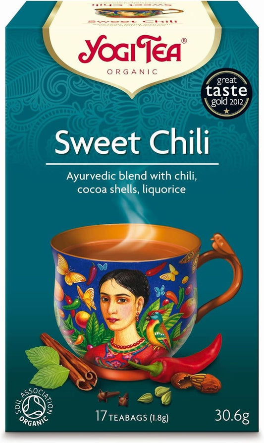 Süßer Chilitee BIO (17 x 18 g) - YOGI TEA