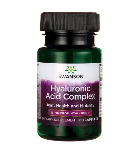 Hyaluronsäure hyal - Gelenk-Hyaluronsäure-Komplex 60 Kapseln von SWANSON Image principale du produit