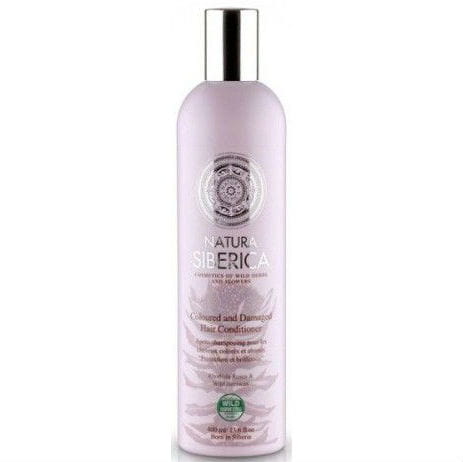 Conditioner für gefärbtes und geschädigtes Haar von NATURA SIBERICA, schützt und verleiht Glanz, 400 ml Flasche