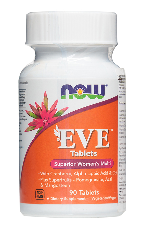 Vitamine und Mineralien Eve Superior Multi 90 Tabletten für Frauen NOW FOODS Imagem principal do produto