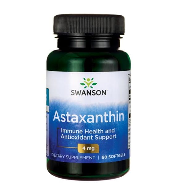 Astaxanthin Astaxanthin Algenextrakt 4mg 60 Kapseln SWANSON Hauptbild