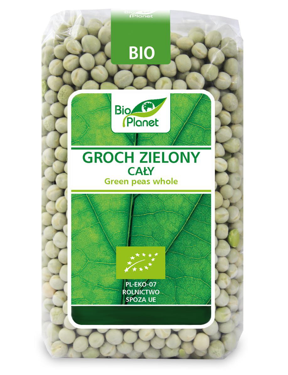 Ganze grüne Erbsen BIO 500 g - BIO PLANET Hlavný obrázok produktu