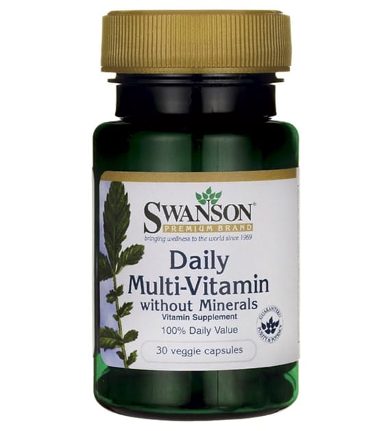 Multivitamin Multivitamin ohne Mineralstoffe 30 Kapseln täglich Multivitamin SWANSON Imagem principal do produto