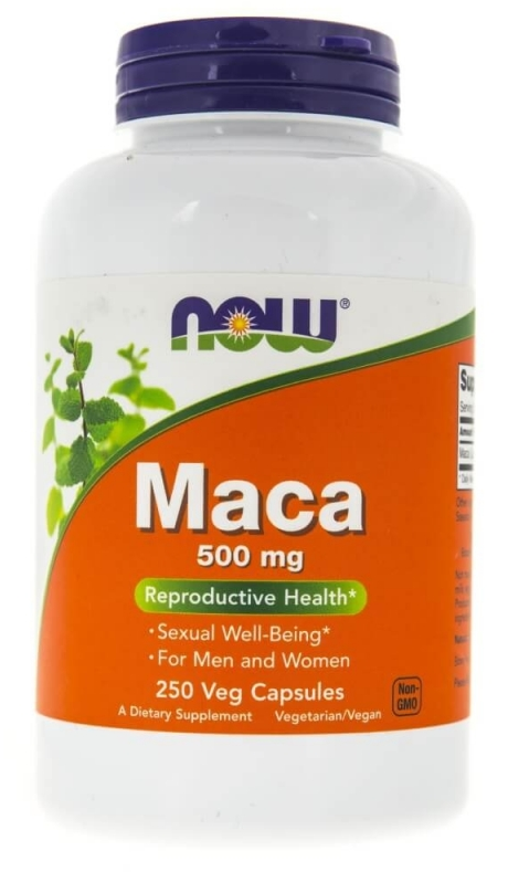 Maca-Wurzel 500 mg 250 Kapseln NOW FOODS Κύρια εικόνα προϊόντος