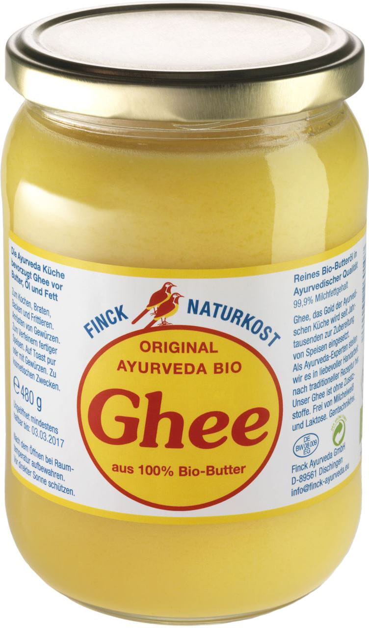 GHEE BIO Butterschmalz 480 g - finck ayurveda Hlavný obrázok produktu