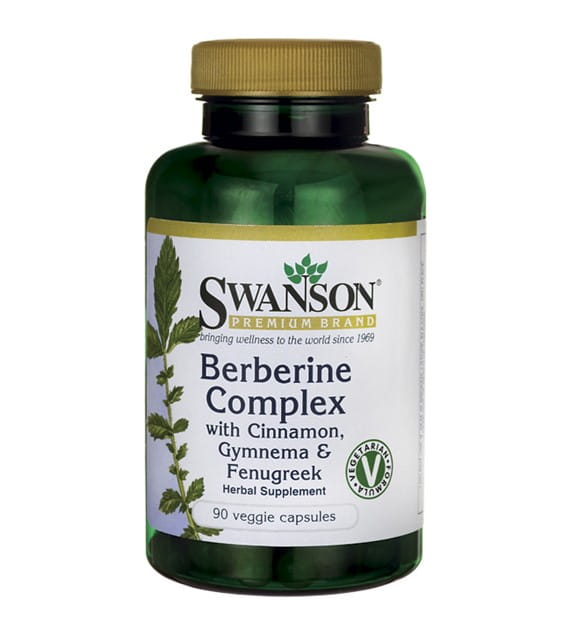 Gymnemy- und Bockshornklee-Berberin-Komplex mit Zimt Gymnema & Bockshornklee 90 Kapseln SWANSON Image principale du produit