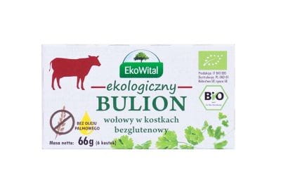 Gewürfelte Rinderbrühe ohne Palmöl glutenfrei BIO 66 g EKOWITAL Hauptbild