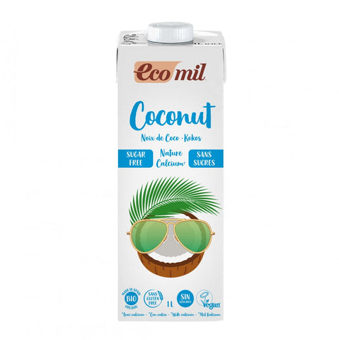 Kokosgetränk ohne Zucker mit Calcium BIO 1000 ml ECOMIL