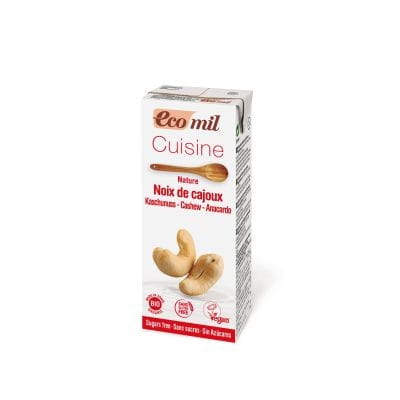 Cashewnuss-Kochcreme ohne Zucker BIO 200 ml ECOMIL