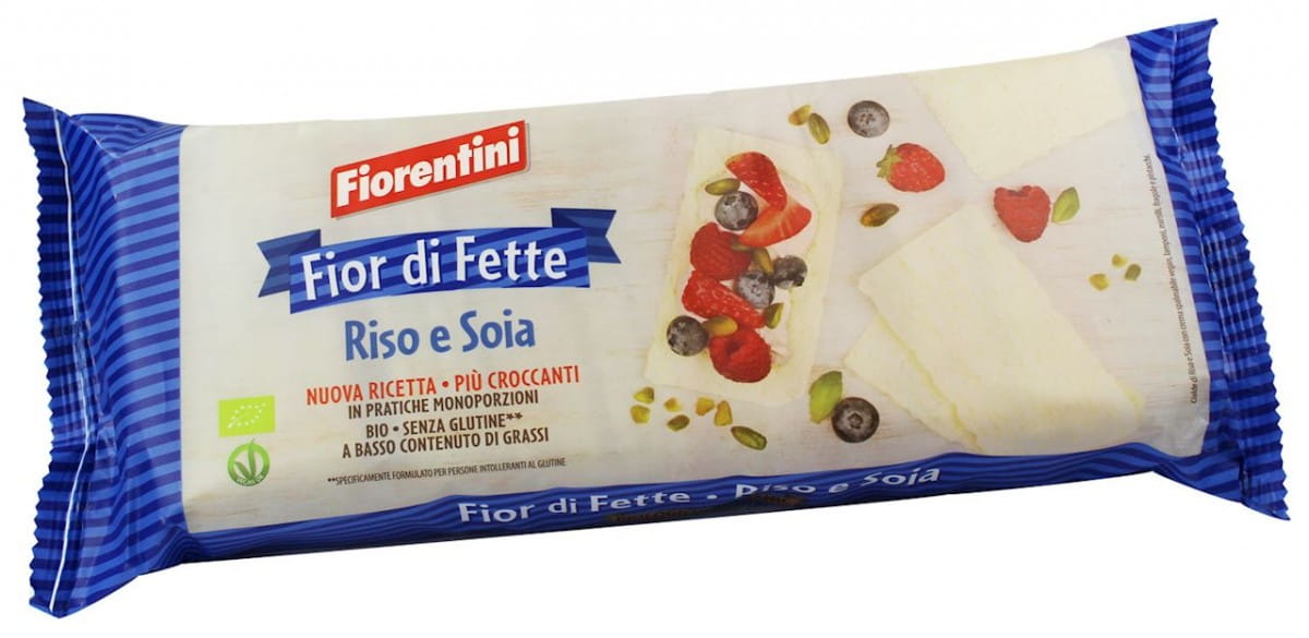 Reis-Soja-Knäckebrot, glutenfrei BIO 200 g - FIORENTINI