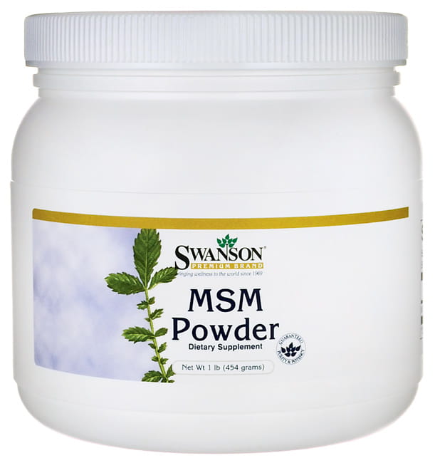 MSM organisches Schwefelpulver 500 mg 454 g SWANSON Hauptbild