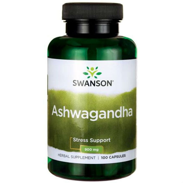 Ashwagandha begrüßt lethargischen indischen Ginseng 450 MG 100 Kapseln von SWANSON Hauptbild