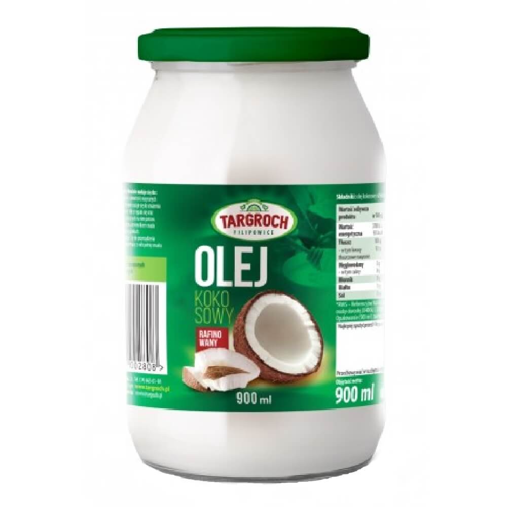 Raffiniertes Kokosöl 900g TARGROCH Imagem principal do produto