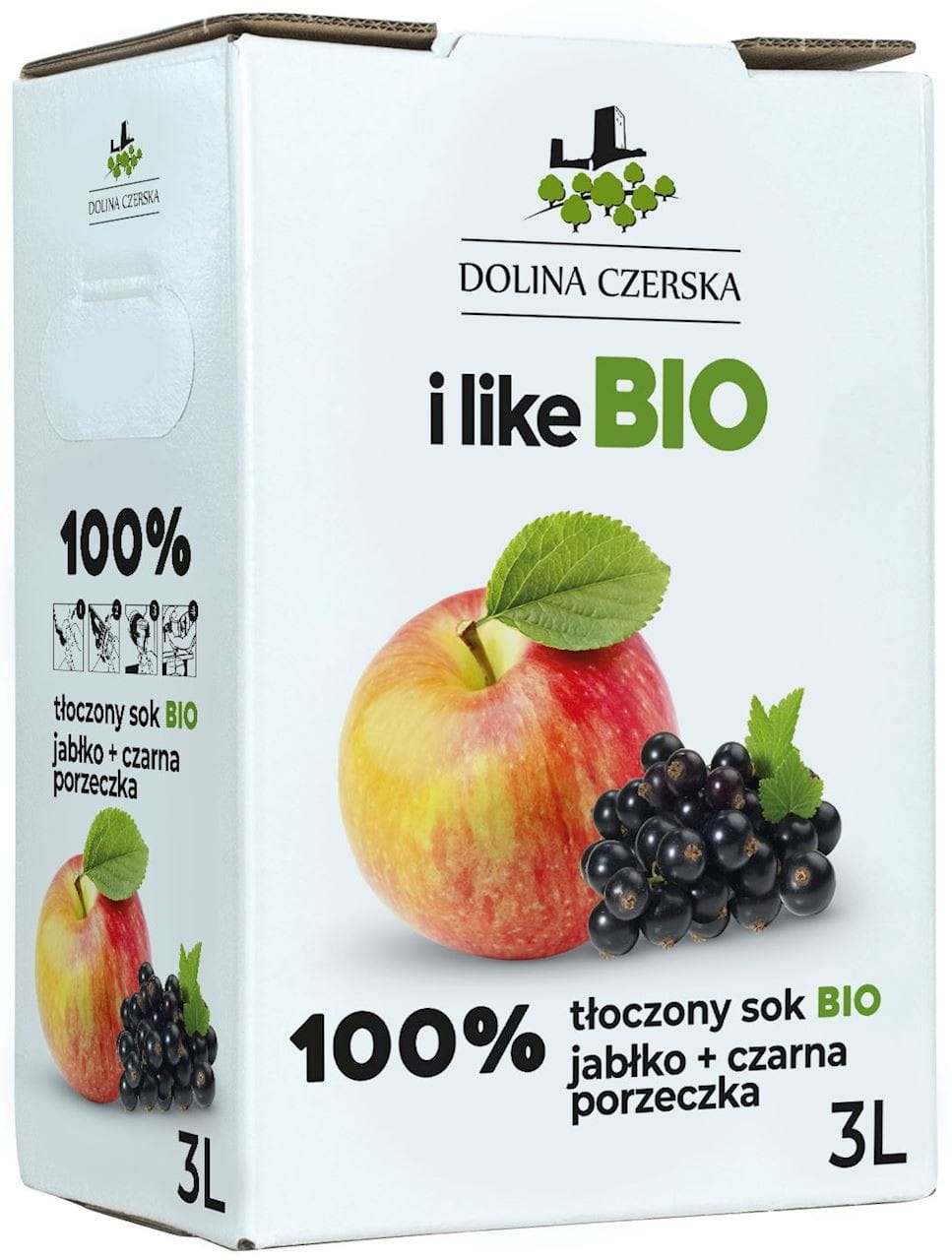 Apfelsaft mit schwarzer Johannisbeere BIO 3 L - CZERSKA VALLEY