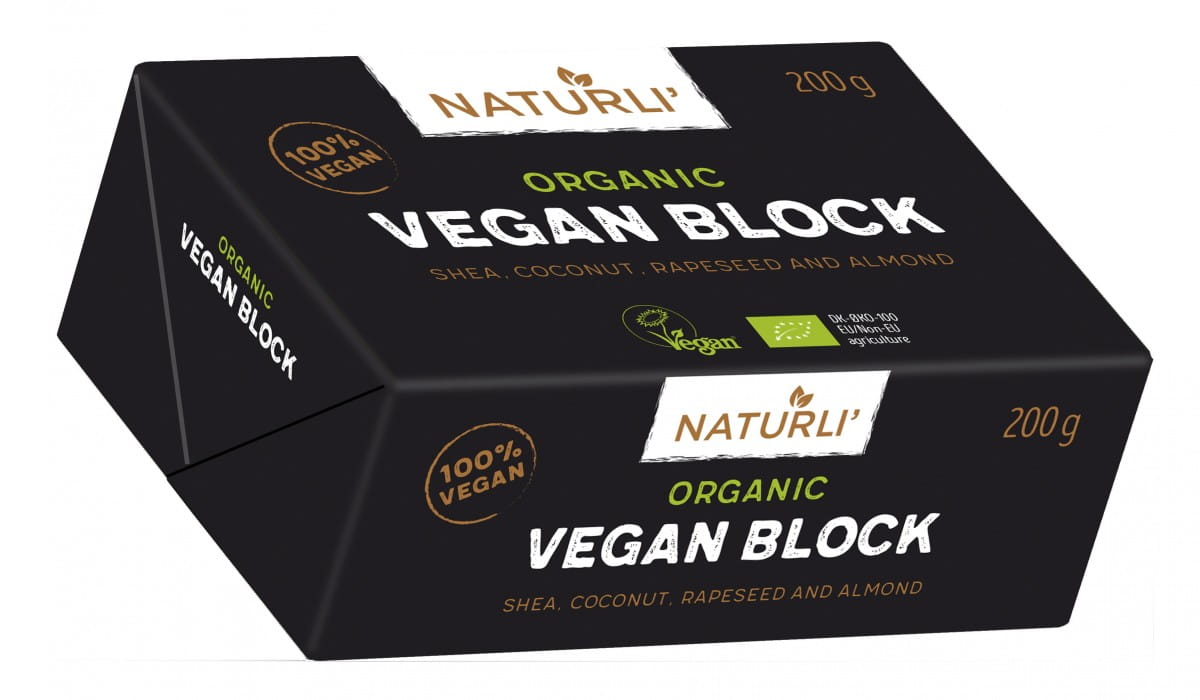 Vegane Margarine in BIO-Würfeln 200 g NATURLA